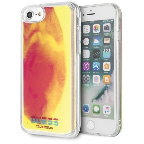 Kup Etui Guess GUHCI8GLCPI Apple iPhone SE 2022/SE 2020/8/7 růžové/pink tvrdé pouzdro California Glow in the dark - GUE104PNK - {ean13} - Sklep Home Screen