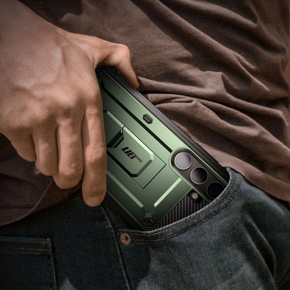 Etui Supcase Unicorn Beetle Pro 2-set Samsung Galaxy S24 Guldan