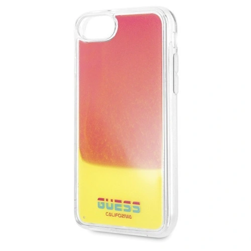 Kup Etui Guess GUHCI8GLCPI Apple iPhone SE 2022/SE 2020/8/7 růžové/pink tvrdé pouzdro California Glow in the dark - GUE104PNK - {ean13} - Sklep Home Screen