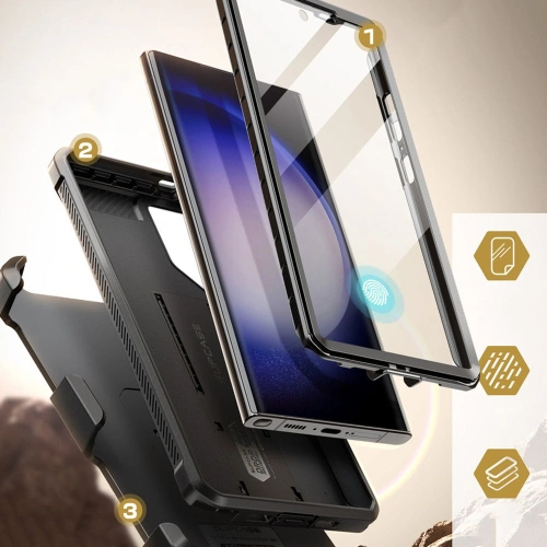 Kup Etui Supcase Unicorn Beetle Pro 2-set Samsung Galaxy S24 Ultra Black - SPC416 - {ean13} - Sklep Home Screen