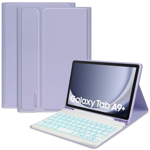 Kup Tech-Protect Samsung Husă SmartCase Pen + Keyboard Galaxy Tab A9+ Plus X210 / X215 / X216 Violet - THP2532 - {ean13} - Sklep Home Screen