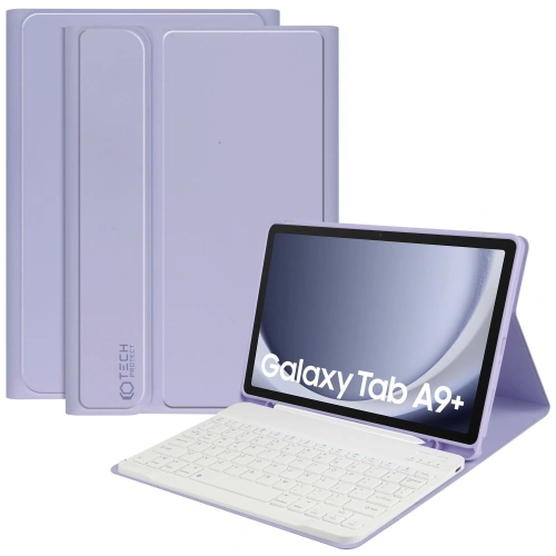 Kup Tech-Protect Samsung Husă SmartCase Pen + Keyboard Galaxy Tab A9+ Plus X210 / X215 / X216 Violet - THP2532 - {ean13} - Sklep Home Screen