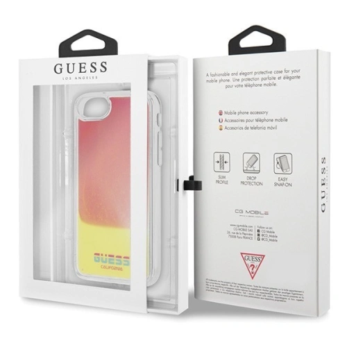 Kup Etui Guess GUHCI8GLCPI Apple iPhone SE 2022/SE 2020/8/7 różowy/pink hard case California Glow in the dark - GUE104PNK - {ean13} - Sklep Home Screen