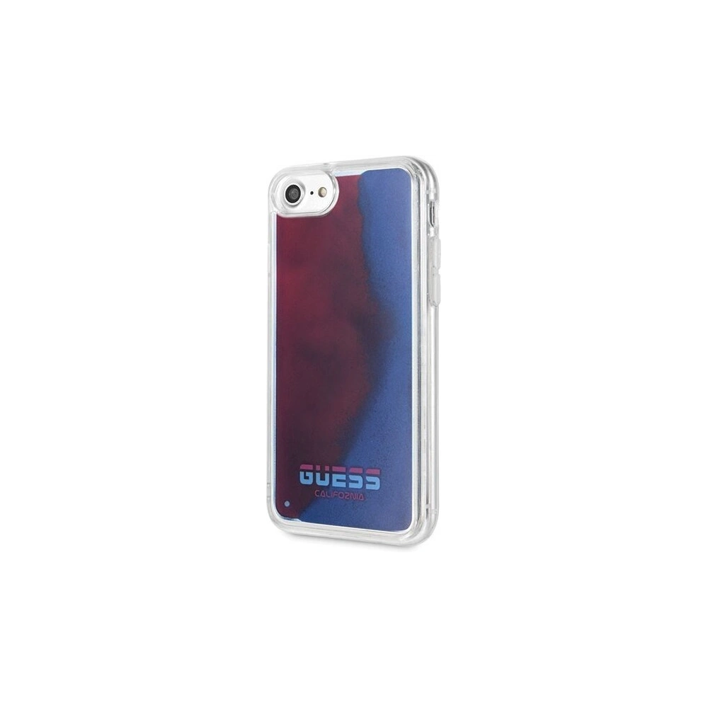Etui Guess GUHCI8GLCRE Apple iPhone SE 2022/SE 2020/8/7 czerwony/red hard case California Glow in the dark