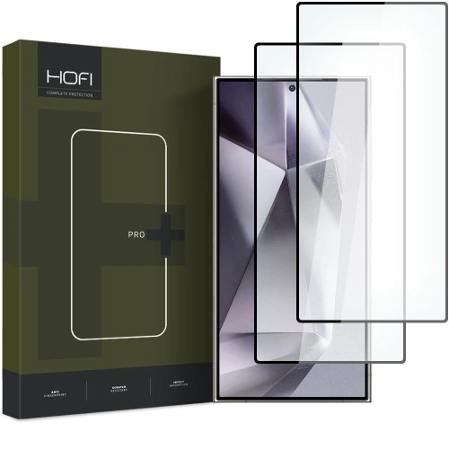 Kup Gehärtetes Glas Hofi Glass Pro+ Samsung Galaxy S24 Ultra Schwarz [2 PACK] - HOFI449 - {ean13} - Sklep Home Screen
