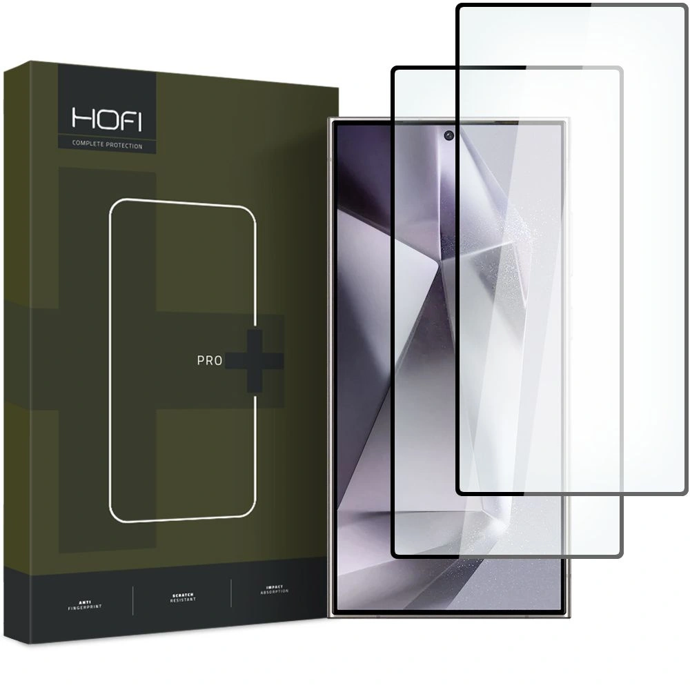 Szkło hartowane Hofi Glass Pro+ Samsung Galaxy S24 Ultra Black [2 PACK]