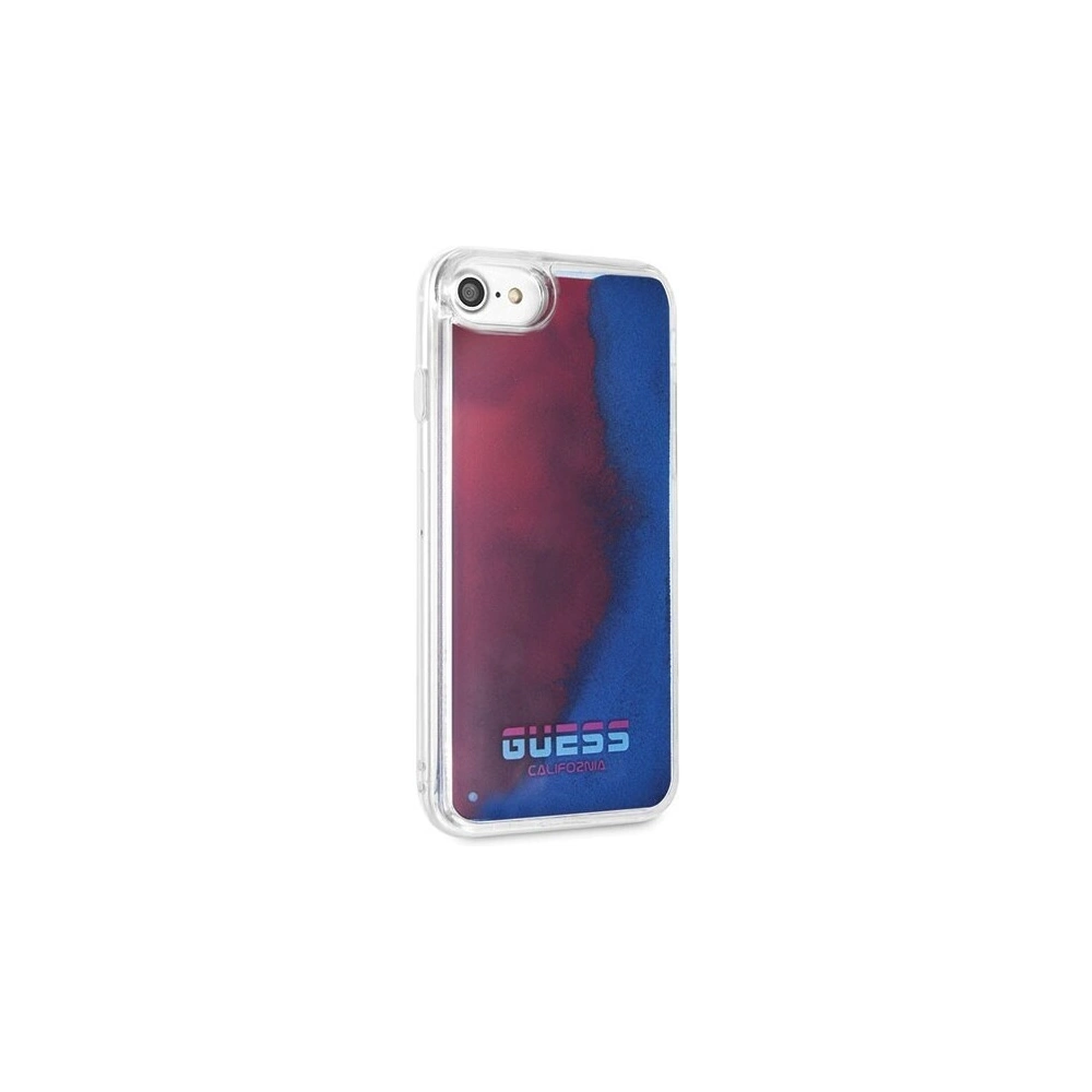 Etui Guess GUHCI8GLCRE Apple iPhone SE 2022/SE 2020/8/7 czerwony/red hard case California Glow in the dark