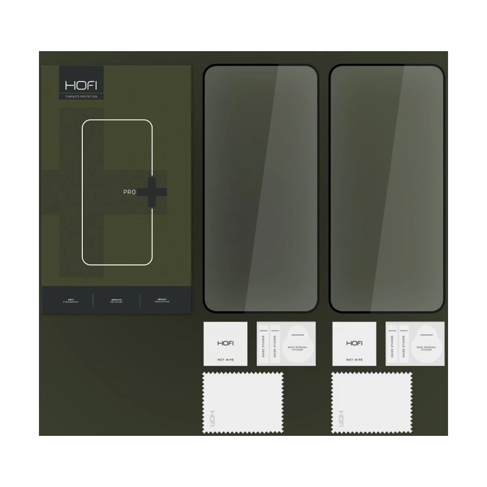 Szkło hartowane Hofi Glass Pro+ Samsung Galaxy S24+ Plus Black [2 PACK]