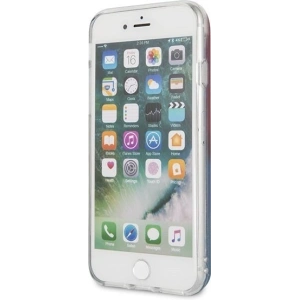 Etui Guess GUHCI8GLCRE Apple iPhone SE 2022/SE 2020/8/7 piros/piros kemény tok California Glow in the dark