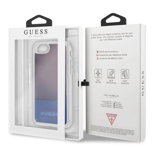 Kup Etui Guess GUHCI8GLCRE Apple iPhone SE 2022/SE 2020/8/7 czerwony/red hard case California Glow in the dark - GUE105RED - {ean13} - Sklep Home Screen