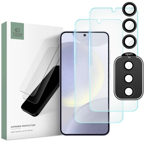 Kup Tvrdé sklo Tech-Protect Supreme Set Samsung Galaxy S24+ Plus Clear [2+1 PACK] - THP2542 - {ean13} - Sklep Home Screen