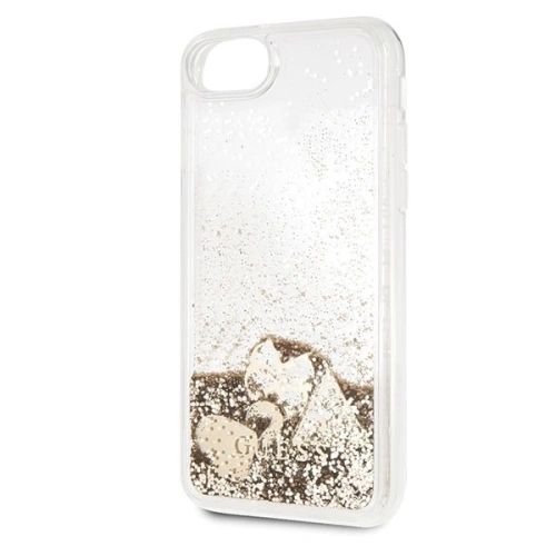 Kup Etui Guess GUHCI8GLHFLGO Apple iPhone SE 2022/SE 2020/8/7 aurie/złoty hard case Glitter Hearts - GUE106GLD - {ean13} - Sklep Home Screen