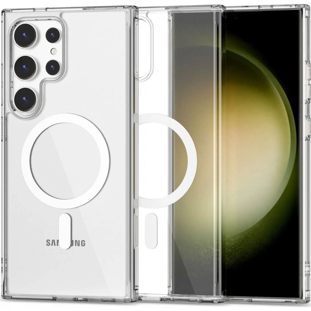 Etui Tech-Protect Flexair Hybrid MagSafe Samsung Galaxy S24 Ultra Clear