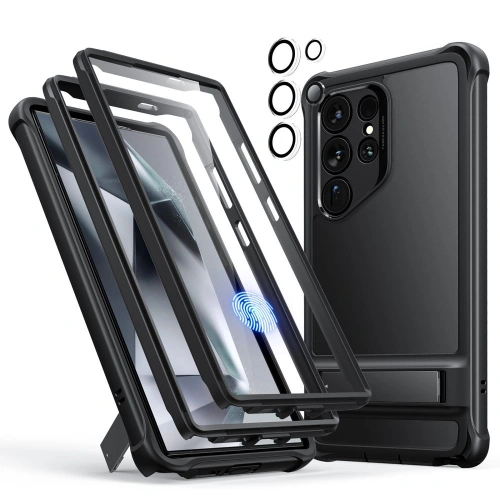 Kup Etui ESR Armor Kickstand Samsung Galaxy S24 Ultra Frosted Black - ESR747 - {ean13} - Sklep Home Screen