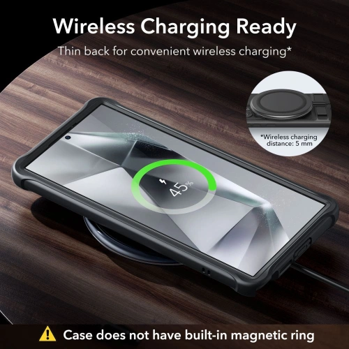 Kup Etui ESR Armor Kickstand Samsung Galaxy S24 Ultra Frosted Black - ESR747 - {ean13} - Sklep Home Screen