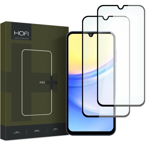 Kup Tvrzené sklo Hofi Glass Pro+ Samsung Galaxy A15 4G / 5G / A25 5G Černé [2 PACK] - HOFI454 - {ean13} - Sklep Home Screen