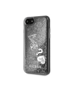 Kup Guess Apple Tasche GUHCI8GLHFLSI iPhone SE 2022/SE 2020/8/7 silber/silberne Hartschale Glitter Hearts - GUE108SLV - {ean13} - Sklep Home Screen