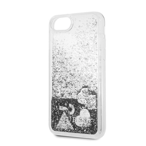 Kup Etui Guess GUHCI8GLHFLSI Apple iPhone SE 2022/SE 2020/8/7 srebrny/silver hard case Glitter Hearts - GUE108SLV - {ean13} - Sklep Home Screen