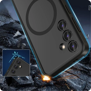Buy Tech-Protect MagMat MagSafe Samsung Galaxy S24 Ultra Matte Black - THP2554 - {ean13} - Home Screen Store Europe