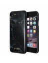 Guess Apple Tasche GUHCI8HYMABK iPhone SE 2022/SE 2020/8/7 schwarz/schwarz Marmor