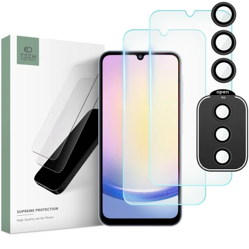 Buy Tech-Protect Supreme Set Samsung Galaxy A25 5G Clear [2+1 PACK] - THP2558 - {ean13} - Home Screen Store Europe