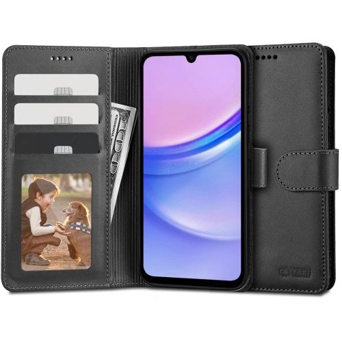 Kup Case Tech-Protect Wallet Samsung Galaxy A15 4G / 5G Schwarz - THP2560 - {ean13} - Sklep Home Screen