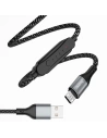 Kabel mit Timer Dudao L7xsM USB-A / microUSB 5A 1m schwarz