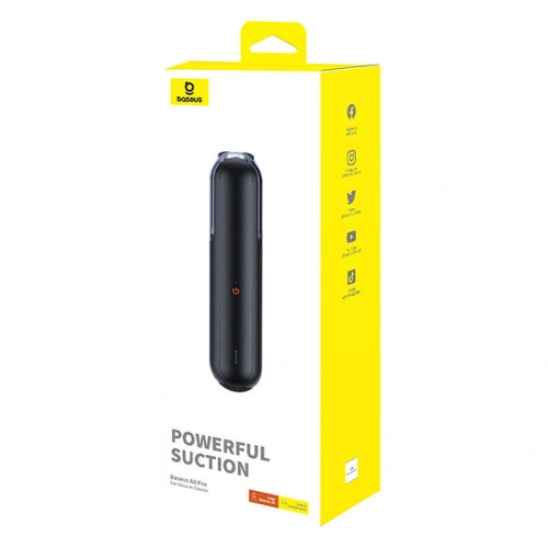 Buy Baseus A0 Pro wireless car hoover black - BSU4820 - {ean13} - Home Screen Store Europe
