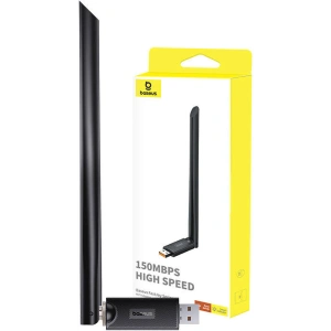 Kup WiFi-Adapter mit Antenne Baseus FastJoy 150Mbps schwarz - BSU4821 - {ean13} - Sklep Home Screen