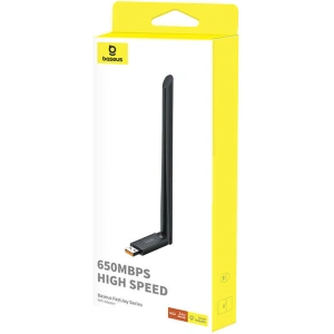 Kup WiFi-Adapter mit Antenne Baseus FastJoy 650Mbps schwarz - BSU4823 - {ean13} - Sklep Home Screen