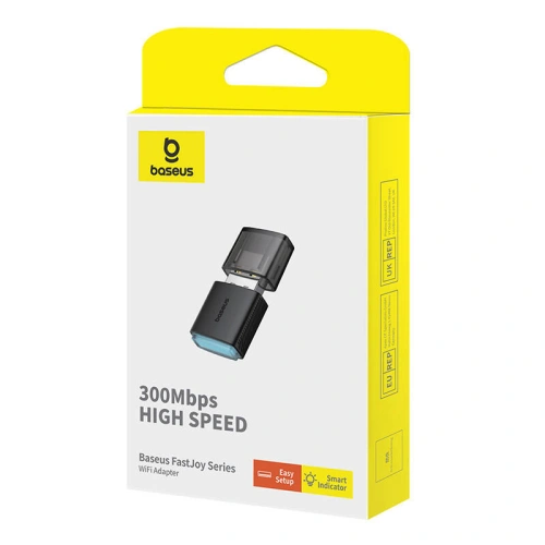 Kup WiFi-Adapter Baseus FastJoy 300Mbps schwarz - BSU4824 - {ean13} - Sklep Home Screen