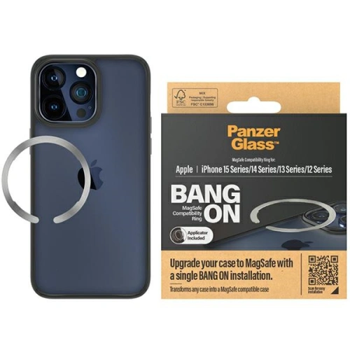 Kup Prsten PanzerGlass Bang ON MagSafe Kompatibilní prsten Apple iPhone 12/13/14/15 - PZG558 - {ean13} - Sklep Home Screen