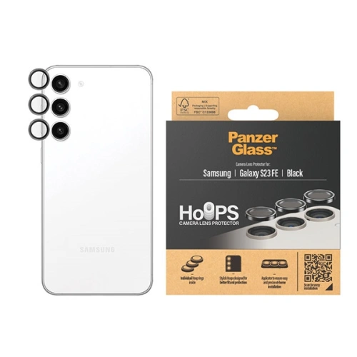 Kup A kameraobjektív üveg PanzerGlass Hoops Camera Samsung Galaxy S23 FE fekete - PZG561 - {ean13} - Sklep Home Screen