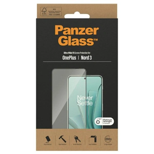 Kup Szkło hartowane PanzerGlass Ultra-Wide Fit OnePlus Nord 3 Screen Protection - PZG563 - {ean13} - Sklep Home Screen