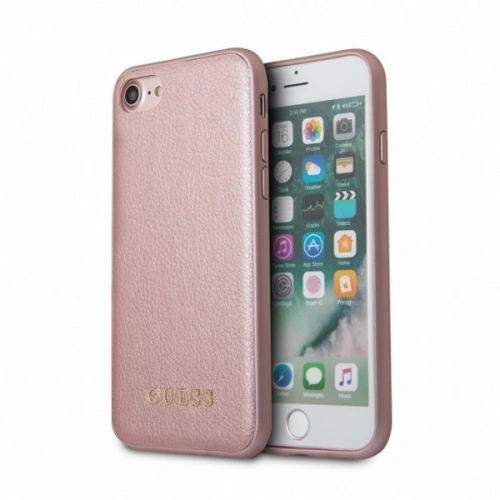 Kup Etui Guess GUHCI8IGLRG Apple iPhone SE 2022/SE 2020/8/7 růžová/zlatá tvrdý kryt Iridescent - GUE113RS - {ean13} - Sklep Home Screen