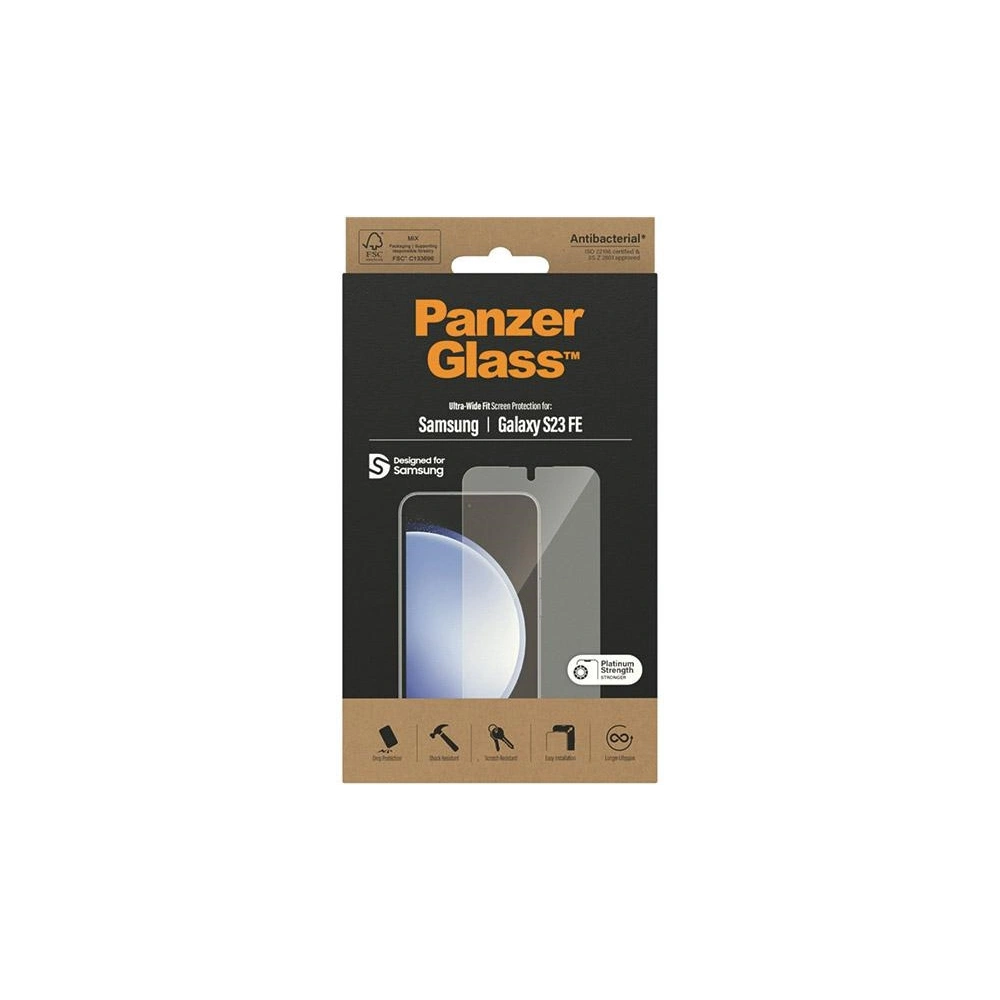 Szkło hartowane PanzerGlass Ultra-Wide Fit Samsung Galaxy S23 FE Screen Protection