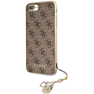 Kup Etui Guess GUHCI8LGF4GBR Apple iPhone 7/8 Plus brown/brązowy hard case 4G Charms Collection - GUE114BR - {ean13} - Sklep Home Screen
