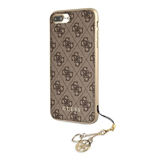Kup Etui Guess GUHCI8LGF4GBR Apple iPhone 7/8 Plus hnědý/hnědý tvrdý obal 4G Charms Collection - GUE114BR - {ean13} - Sklep Home Screen