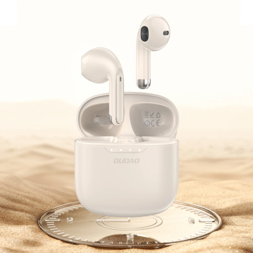 Kup Dudao Căști in-ear fără fir U18 TWS Bluetooth 5.1 bej - DDA305 - {ean13} - Sklep Home Screen