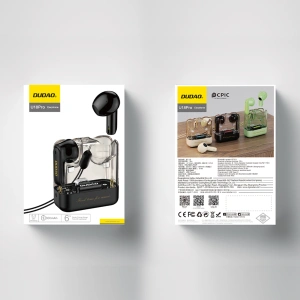 Kup Dudao Căști in-ear fără fir U18Pro TWS Bluetooth 5.3 negru - DDA306 - {ean13} - Sklep Home Screen