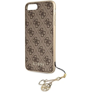 Kup Etui Guess GUHCI8LGF4GBR Apple iPhone 7/8 Plus brown/brązowy hard case 4G Charms Collection - GUE114BR - {ean13} - Sklep Home Screen