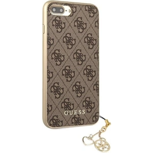 Kup Etui Guess GUHCI8LGF4GBR Apple iPhone 7/8 Plus brown/brązowy hard case 4G Charms Collection - GUE114BR - {ean13} - Sklep Home Screen