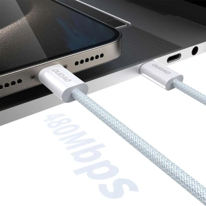 Kup Dudao Cablu L6C USB-C / USB-C PD 60W 2m albastru deschis - DDA316 - {ean13} - Sklep Home Screen
