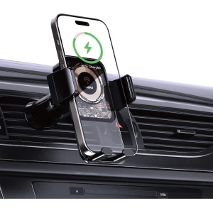 Kup Dudao Suport auto cu încărcător inductiv 15W pentru cabină / grilă F19 negru - DDA318 - {ean13} - Sklep Home Screen