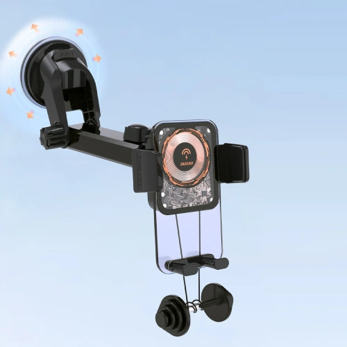 Buy Dudao F19 aar holder with 15W inductive charger for cockpit / air vent black - DDA318 - {ean13} - Home Screen Store Europe