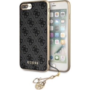 Guess GUHCI8LGF4GGR iPhone 7/8 Plus grey hard case 4G Charms Collection