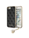 Guess Apple Tasche GUHCI8LGF4GGR iPhone 7/8 Plus grau/grau Hartschale 4G Charms Collection