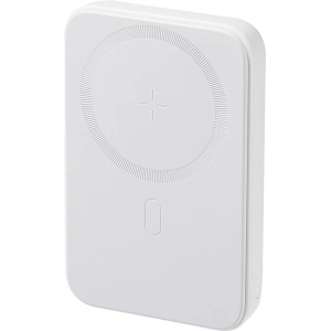 Powerbank bezprzewodowy Joyroom JR-W020 20W Mini 10000mAh White + kabel USB-A / USB-C 0.25m White