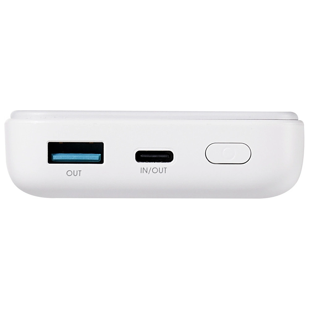 Powerbank bezprzewodowy Joyroom JR-W020 20W Mini 10000mAh White + kabel USB-A / USB-C 0.25m White