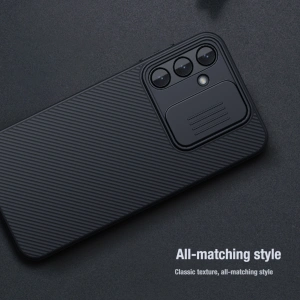 Etui Nillkin CamShield Samsung Galaxy A15 4G / 5G modrý